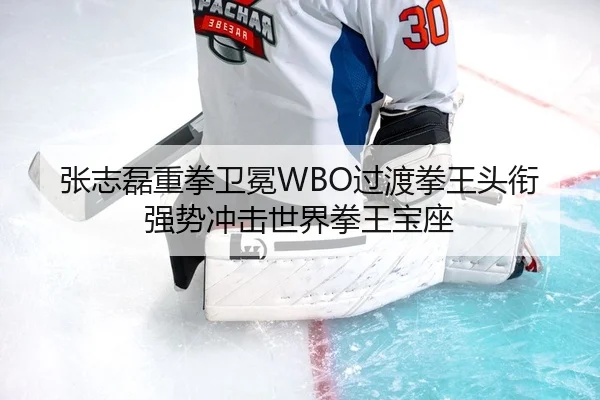 张志磊重拳卫冕WBO过渡拳王头衔 强势冲击世界拳王宝座